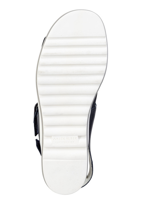 Sandaletten & Pantoletten - Waldläufer Sandale mit Zier-Schnalle, in Größe 3 1/2 bis 8, in Farbe MARINE Ansicht 3