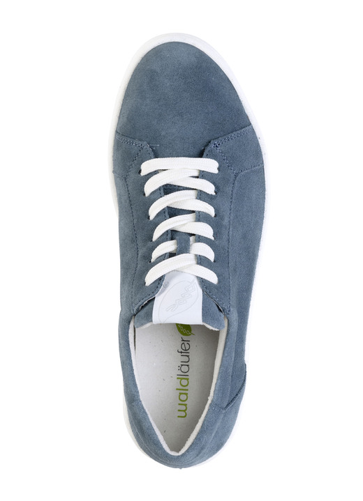 Slipper & Schnürschuhe - Waldläufer Sneaker aus bestem Veloursleder Ansicht 2 Slipper & Schnürschuhe - Waldläufer Sneaker aus bestem Veloursleder, in Größe 3 1/2 bis 8, in Farbe JEANS Ansicht 2
