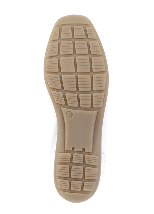 Slipper & Schnürschuhe - ELENA EDEN, elegante Damen-Slipper, Weite G, mit herausnehmbarem Fußbett, in Größe 036 bis 042, in Farbe WEISS Ansicht 3