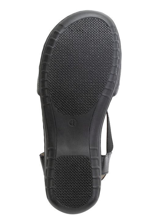 Sandaletten & Pantoletten - ELENA EDEN, leichte Damen-Sandalen, Weite H, mit Elastik-Bandage, in Größe 3 1/2 bis 8, in Farbe WEISS Ansicht 7