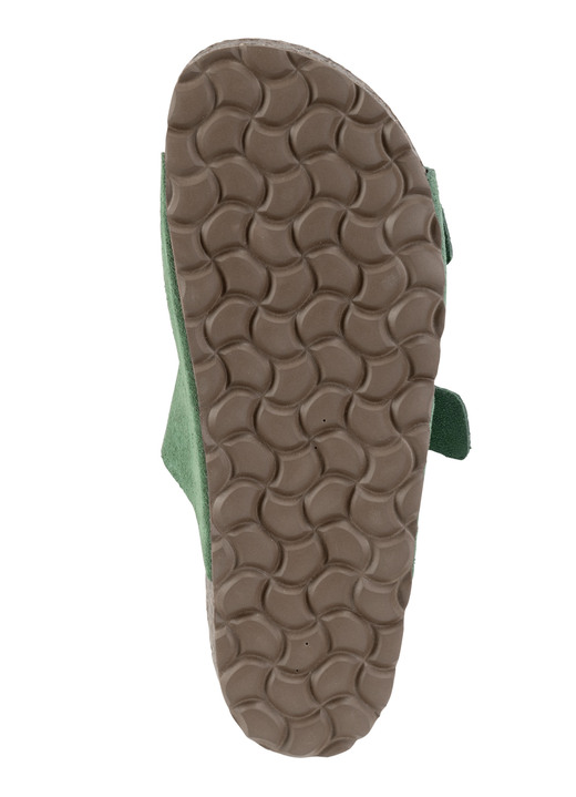 Sandaletten & Pantoletten - ELENA EDEN, bequeme Damen-Pantoletten, Weite H, aus Leder, in Größe 036 bis 042, in Farbe ORANGE Ansicht 10