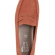 Slipper & Schnürschuhe - ELENA EDEN Mokassin-Slipper aus geschmeidigem Rind-Veloursleder, in Größe 036 bis 042, in Farbe ORANGE – Farbe ORANGE – Ansicht 2