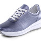 Slipper & Schnürschuhe - ELENA EDEN Sneaker mit Zierperforation, in Größe 035 bis 041, in Farbe STAHLBLAU – Farbe STAHLBLAU – Ansicht 1