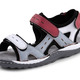 Sandaletten & Pantoletten - ELENA EDEN, sportliche Damen-Trekkingsandalen, Weite G, mit Klettverschluss, in Größe 036 bis 042, in Farbe BLEU-WEISS-ROT – Farbe BLEU-WEISS-ROT – Ansicht 1
