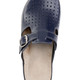 Sandaletten & Pantoletten - ELENA EDEN, sommerliche Damen-Clogs, Weite G, mit verstellbarer Schließe – Farbe MARINE – Ansicht 2 Sandaletten & Pantoletten - ELENA EDEN, sommerliche Damen-Clogs, Weite G, mit verstellbarer Schließe, in Größe 036 bis 042, in Farbe WEISS – Farbe MARINE – Ansicht 2