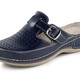 Sandaletten & Pantoletten - ELENA EDEN, sommerliche Damen-Clogs, Weite G, mit verstellbarer Schließe – Farbe MARINE – Ansicht 1 Sandaletten & Pantoletten - ELENA EDEN, sommerliche Damen-Clogs, Weite G, mit verstellbarer Schließe, in Größe 036 bis 042, in Farbe WEISS – Farbe MARINE – Ansicht 1