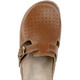 Sandaletten & Pantoletten - ELENA EDEN, sommerliche Damen-Clogs, Weite G, mit verstellbarer Schließe – Farbe COGNAC – Ansicht 2 Sandaletten & Pantoletten - ELENA EDEN, sommerliche Damen-Clogs, Weite G, mit verstellbarer Schließe, in Größe 036 bis 042, in Farbe WEISS – Farbe COGNAC – Ansicht 2