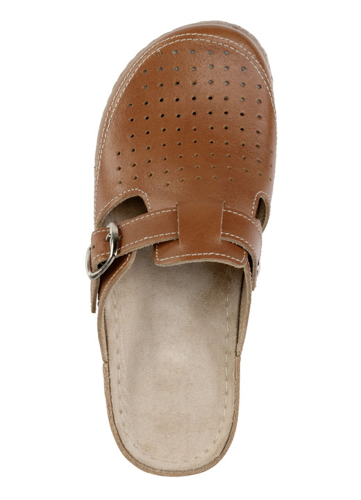 Sandaletten & Pantoletten - ELENA EDEN, sommerliche Damen-Clogs, Weite G, mit verstellbarer Schließe Ansicht 11 Sandaletten & Pantoletten - ELENA EDEN, sommerliche Damen-Clogs, Weite G, mit verstellbarer Schließe, in Größe 036 bis 042, in Farbe WEISS Ansicht 11