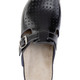 Sandaletten & Pantoletten - ELENA EDEN, sommerliche Damen-Clogs, Weite G, mit verstellbarer Schließe – Farbe SCHWARZ – Ansicht 2 Sandaletten & Pantoletten - ELENA EDEN, sommerliche Damen-Clogs, Weite G, mit verstellbarer Schließe, in Größe 036 bis 042, in Farbe WEISS – Farbe SCHWARZ – Ansicht 2