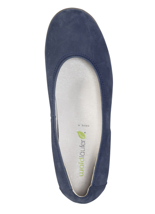 - Waldläufer Ballerinas aus Nubukleder, in Größe 3 1/2 bis 8, in Farbe MARINE Ansicht 2