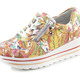Slipper & Schnürschuhe - Waldläufer Sneaker aus beschichtetem, floral bedrucktem Textilmaterial – Farbe WEISS-BUNT – Ansicht 1 Slipper & Schnürschuhe - Waldläufer Sneaker aus beschichtetem, floral bedrucktem Textilmaterial, in Größe 3 1/2 bis 8, in Farbe WEISS-BUNT – Farbe WEISS-BUNT – Ansicht 1