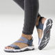 Sandaletten & Pantoletten - Rieker, sportliche Damen-Sandalen, mit zwei Klettspangen – Farbe BLAU – Ansicht 4 Sandaletten & Pantoletten - Rieker, sportliche Damen-Sandalen, mit zwei Klettspangen, in Größe 036 bis 042, in Farbe BLAU – Farbe BLAU – Ansicht 4
