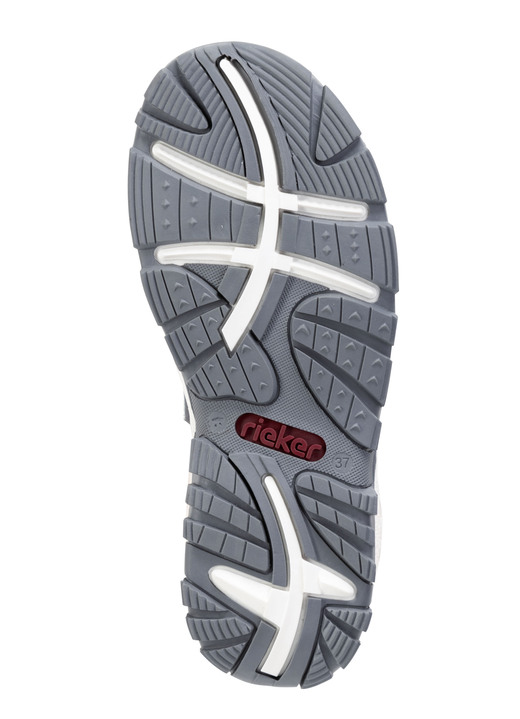 Sandaletten & Pantoletten - Rieker, sportliche Damen-Sandalen, mit zwei Klettspangen Ansicht 7 Sandaletten & Pantoletten - Rieker, sportliche Damen-Sandalen, mit zwei Klettspangen, in Größe 036 bis 042, in Farbe BLAU Ansicht 7