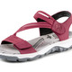 Sandaletten & Pantoletten - Rieker, sportliche Damen-Sandalen, mit zwei Klettspangen – Farbe ROT – Ansicht 1 Sandaletten & Pantoletten - Rieker, sportliche Damen-Sandalen, mit zwei Klettspangen, in Größe 036 bis 042, in Farbe BLAU – Farbe ROT – Ansicht 1
