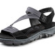 Sandaletten & Pantoletten - Rieker, sportliche Damen-Sandalen, mit zwei Klettspangen – Farbe SCHWARZ – Ansicht 1 Sandaletten & Pantoletten - Rieker, sportliche Damen-Sandalen, mit zwei Klettspangen, in Größe 036 bis 042, in Farbe BLAU – Farbe SCHWARZ – Ansicht 1