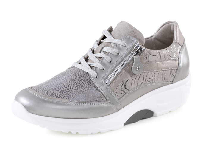 Slipper & Schnürschuhe - Waldläufer Schnürschuh mit bester Abrollfunktion, in Größe 3 1/2 bis 8, in Farbe BLAU Ansicht 5