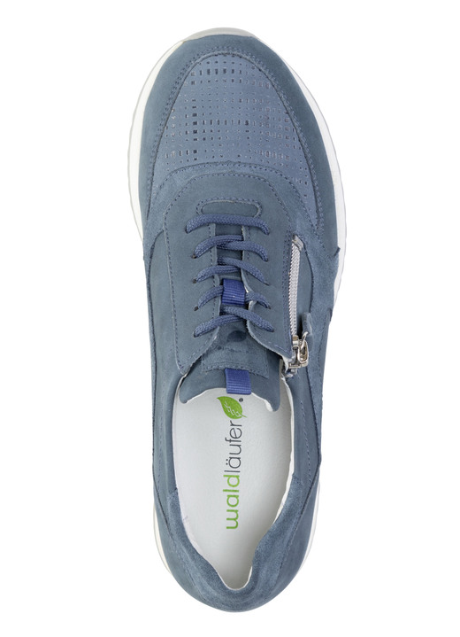 Slipper & Schnürschuhe - Waldläufer, bequeme Damen-Schnürschuhe, Weite H, mit herausnehmbarem Fußbett Ansicht 2 Slipper & Schnürschuhe - Waldläufer, bequeme Damen-Schnürschuhe, Weite H, mit herausnehmbarem Fußbett, in Größe 3 1/2 bis 8, in Farbe JEANS Ansicht 2