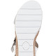 Sandaletten & Pantoletten - ELENA EDEN, bequeme Damen-Sandaletten, Weite H, mit herausnehmbarem Fußbett – Farbe WEISS – Ansicht 3 Sandaletten & Pantoletten - ELENA EDEN, bequeme Damen-Sandaletten, Weite H, mit herausnehmbarem Fußbett, in Größe 035 bis 041, in Farbe WEISS – Farbe WEISS – Ansicht 3