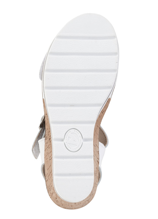 Sandaletten & Pantoletten - ELENA EDEN, bequeme Damen-Sandaletten, Weite H, mit herausnehmbarem Fußbett, in Größe 035 bis 041, in Farbe HELLBLAU Ansicht 6