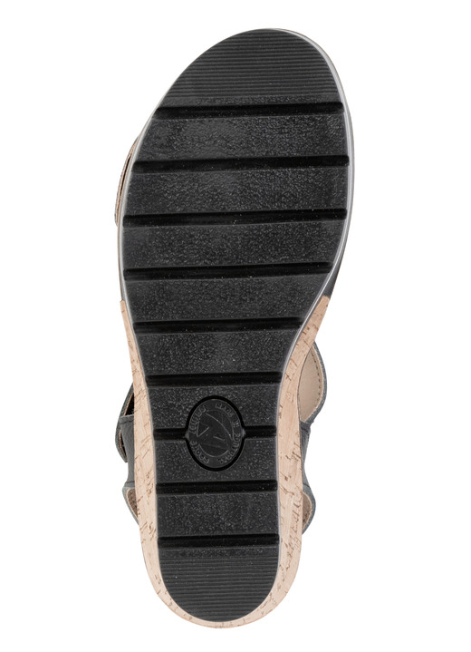 Sandaletten & Pantoletten - ELENA EDEN, bequeme Damen-Sandaletten, Weite H, mit herausnehmbarem Fußbett, in Größe 035 bis 041, in Farbe WEISS Ansicht 6