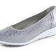 Pumps & Ballerina - ELENA EDEN, bequeme Damen-Ballerinas, Weite G, mit herausnehmbarem Fußbett – Farbe SILBERGRAU – Ansicht 1 Pumps & Ballerina - ELENA EDEN, bequeme Damen-Ballerinas, Weite G, mit herausnehmbarem Fußbett, in Größe 035 bis 041, in Farbe TAUPE – Farbe SILBERGRAU – Ansicht 1