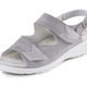 Elena Eden - ELENA EDEN, bequeme Damen-Sandalen, Weite G, mit herausnehmbarem Fußbett, in Größe 035 bis 042, in Farbe DUNKELBLAU – Farbe GRAU – Ansicht 1