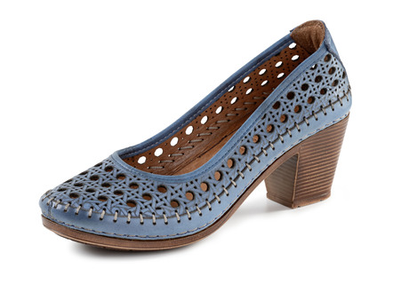 Gemini, sommerliche Damen-Pumps, Weite G, aus Leder