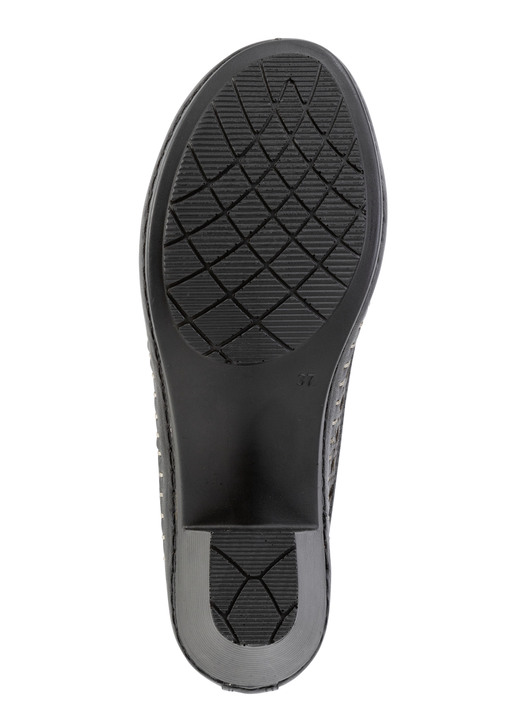 Pumps & Ballerina - Gemini, sommerliche Damen-Pumps, Weite G, aus Leder, in Größe 036 bis 042, in Farbe JEANS Ansicht 7