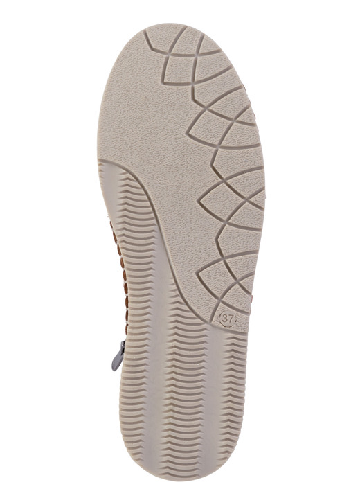 Sandaletten & Pantoletten - Gemini Sandale aus weichem Nappaleder mit Zierperforation Ansicht 9 Sandaletten & Pantoletten - Gemini Sandale aus weichem Nappaleder mit Zierperforation, in Größe 036 bis 042, in Farbe SCHWARZ Ansicht 9