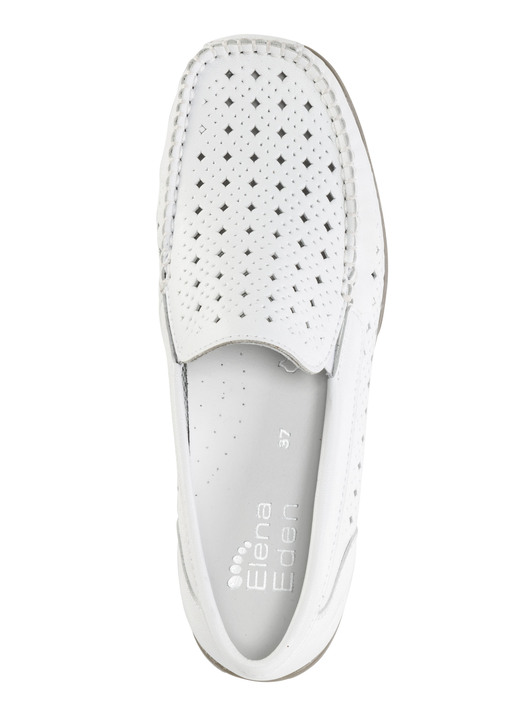 Slipper & Schnürschuhe - ELENA EDEN, sommerliche Damen-Slipper, Weite H, mit herausnehmbarem Fußbett, in Größe 036 bis 042, in Farbe SCHWARZ Ansicht 5