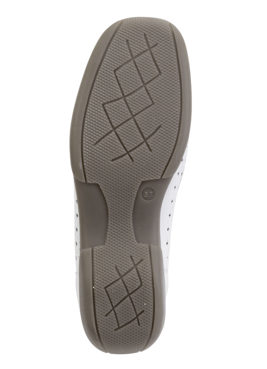 Slipper & Schnürschuhe - ELENA EDEN, sommerliche Damen-Slipper, Weite H, mit herausnehmbarem Fußbett, in Größe 036 bis 042, in Farbe SCHWARZ Ansicht 6