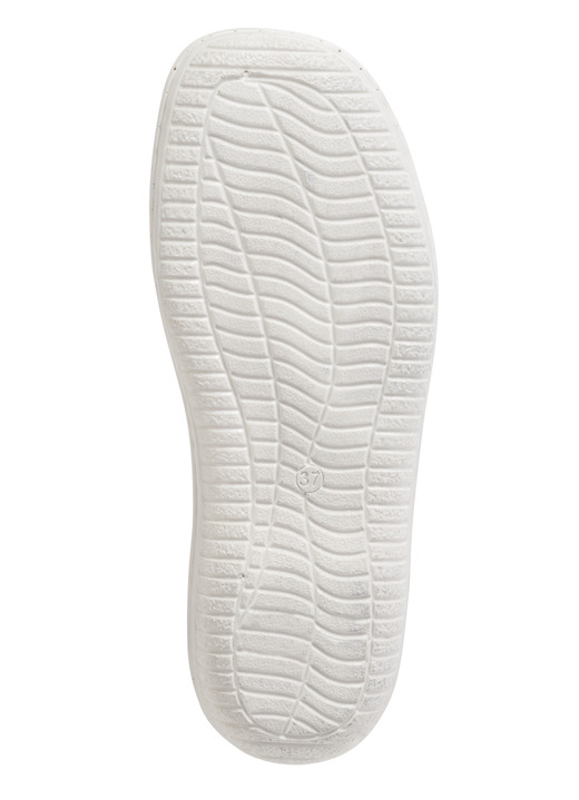 Slipper & Schnürschuhe - ELENA EDEN Slipper mit luftigen Durchbrüchen, in Größe 036 bis 042, in Farbe WEISS Ansicht 3