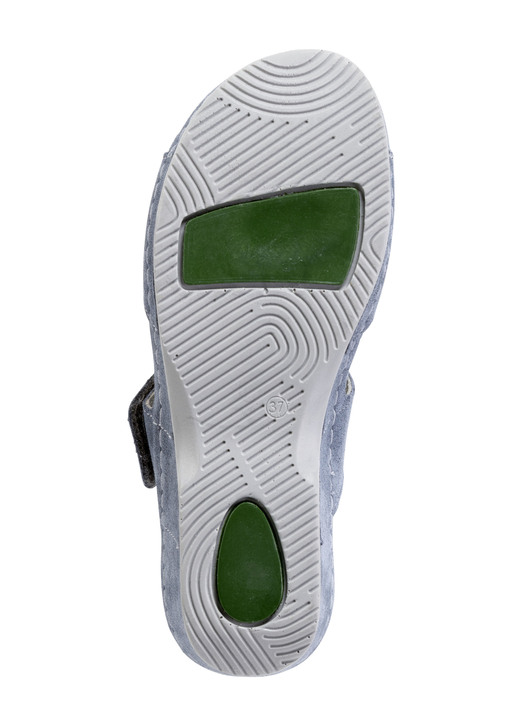 Sandaletten & Pantoletten - Mubb Pantolette mit funkelnden Glitzersteinchen Ansicht 3 Sandaletten & Pantoletten - Mubb Pantolette mit funkelnden Glitzersteinchen, in Größe 036 bis 042, in Farbe JEANS Ansicht 3