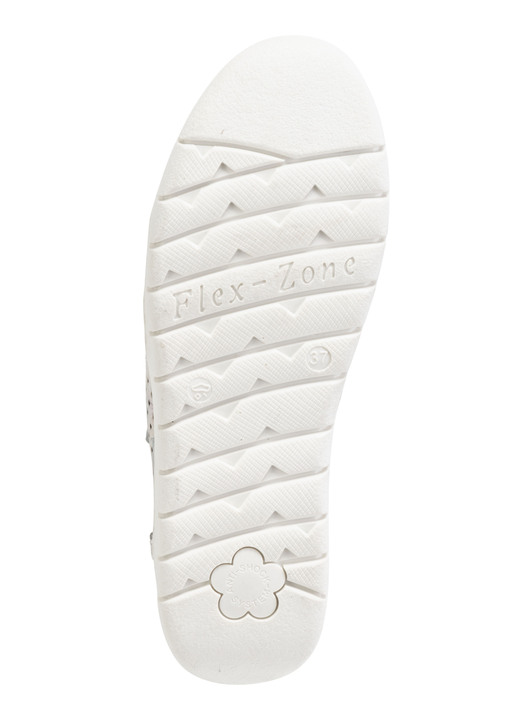 - ELENA EDEN Bootie aus zart schimmerndem Rind-Nubukleder, in Größe 036 bis 042, in Farbe ECRU Ansicht 3