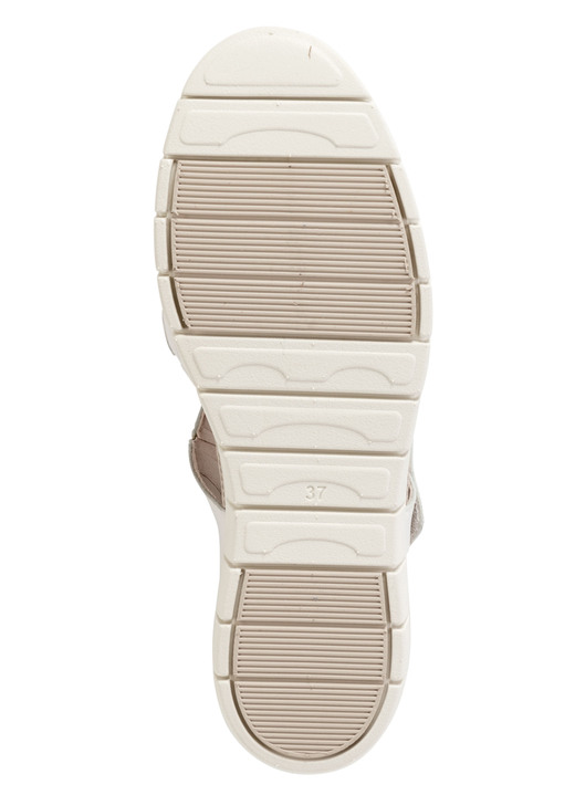 Slipper & Schnürschuhe - ELENA EDEN, sommerliche Damen-Slipper, Weite H, mit herausnehmbarem Fußbett, in Größe 036 bis 042, in Farbe ECRU-BEIGE Ansicht 3