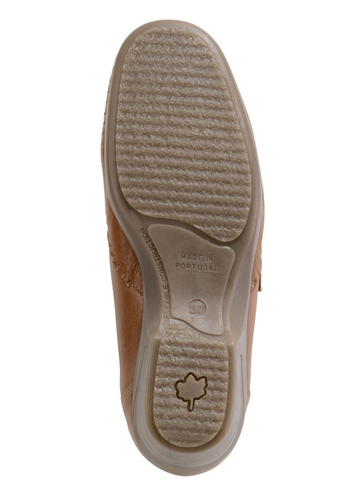 Pumps & Ballerina - ELENA EDEN Mokassin-Trotteur mit luftigen Durchbrüchen, in Größe 036 bis 042, in Farbe COGNAC Ansicht 3