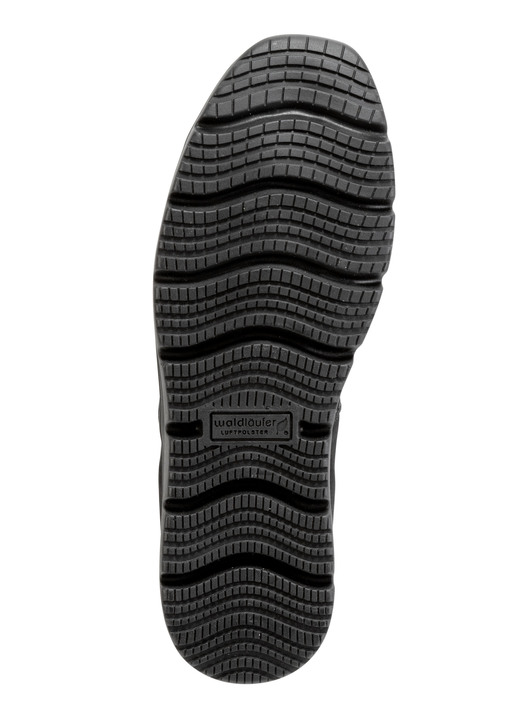 Slipper & Schnürschuhe - Waldläufer Spangenschuh aus teilweise gelochtem Leder, in Größe 3 1/2 bis 8, in Farbe SCHWARZ Ansicht 3