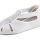 Slipper & Schnürschuhe - Slipper mit luftigen Durchbrüchen, in Größe 036 bis 042, in Farbe WEISS – Farbe WEISS – Ansicht 1