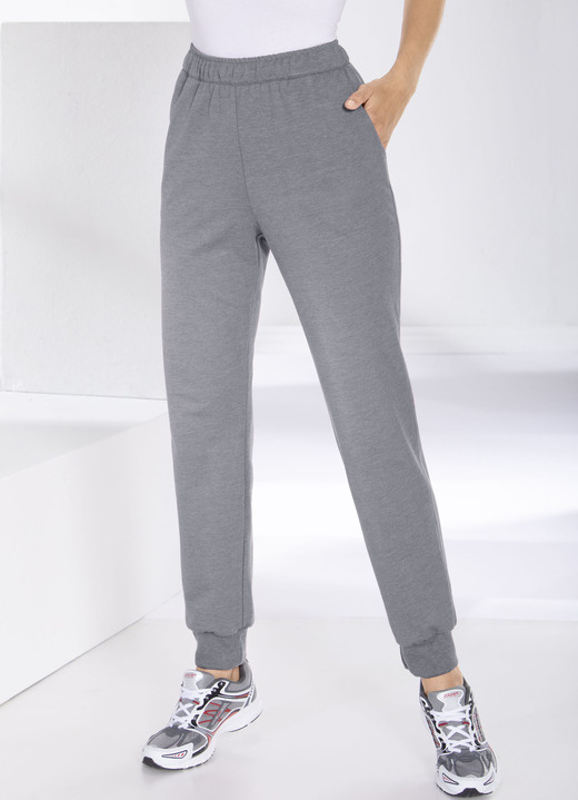 Freizeithosen - Freizeithose von „Athlet“ in 4 Farben, in Größe 019 bis 052, in Farbe PETROL MELIERT Ansicht 4