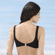 Bikinis - Bikini mit herausnehmbaren Softschalen – Farbe SCHWARZ-BUNT – Ansicht 2 Bikinis - Bikini mit herausnehmbaren Softschalen, in Größe 036 bis 050, in Cup D, in Farbe SCHWARZ-BUNT – Farbe SCHWARZ-BUNT – Ansicht 2