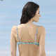 - Bikini mit Bügel, schalenlos, seitlich raffbar, in Größe 036 bis 048, in Cup B, in Farbe TÜRKIS-BUNT – Farbe TÜRKIS-BUNT – Ansicht 4