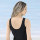 Tankinis - Tankini mit platziertem Druckdessin und Softschalen – Farbe SCHWARZ-BUNT – Ansicht 2 Tankinis - Tankini mit platziertem Druckdessin und Softschalen, in Größe 038 bis 052, in Cup C, in Farbe SCHWARZ-BUNT – Farbe SCHWARZ-BUNT – Ansicht 2