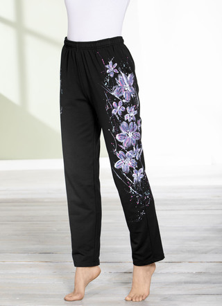 Hose mit tollem Floral Dessin