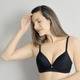 Soft-BH - Sassa BH mit vorgeformten Cups – Farbe SCHWARZ – Ansicht 1 Soft-BH - Sassa BH mit vorgeformten Cups, in Größe 075 bis 095, in Cup B, in Farbe NOUGAT – Farbe SCHWARZ – Ansicht 1
