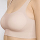 Soft-BH - Herrlich bequemes Sloggi ZERO Feel 2.0-Bustier, in Größe L (passend für Gr. 80 (Cup C) + Gr. 85 (Cup A, B) bis XXL (passend für Gr. 90 (Cup C) + Gr. 95 (Cup A, B), in Farbe SAND – Farbe SAND – Ansicht 2