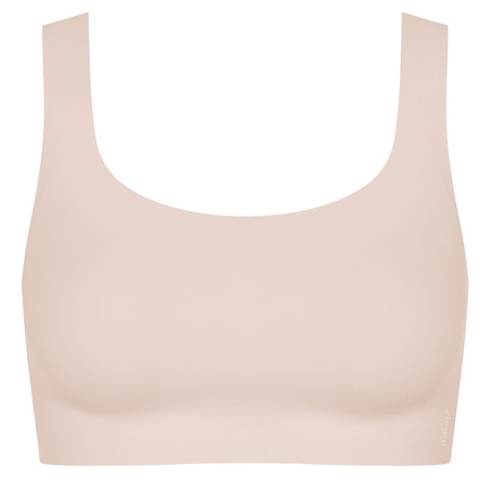 Soft-BH - Herrlich bequemes Sloggi ZERO Feel 2.0-Bustier – Farbe SAND – Ansicht  Soft-BH - Herrlich bequemes Sloggi ZERO Feel 2.0-Bustier, in Größe L (passend für Gr. 80 (Cup C) + Gr. 85 (Cup A, B) bis XXL (passend für Gr. 90 (Cup C) + Gr. 95 (Cup A, B), in Farbe MARINE – Farbe SAND – Ansicht