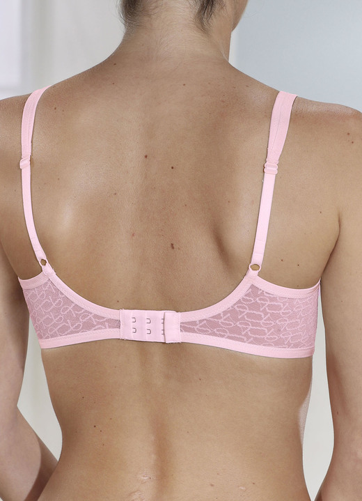 Bügel-BH - Triumph Signature Sheer-Minimizer-Bügel-BH mit vorgeformten Cups, in Größe 070 bis 095, in Cup F, in Farbe ECRU Ansicht 7