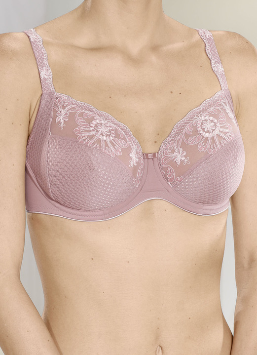 - Felina Conturelle Bügel-BH mit Tüllstickereispitze, in Größe 070 bis 100, in Cup H, in Farbe ALTROSA Ansicht 3