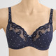 Bügel-BH - Felina Bügel-BH mit kontrastfarbener Stickerei – Farbe MARINE – Ansicht 3 Bügel-BH - Felina Bügel-BH mit kontrastfarbener Stickerei, in Größe 075 bis 100, in Cup E, in Farbe MARINE – Farbe MARINE – Ansicht 3