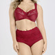 Slips - Miss Mary Miederslip mit unterlegter Elastikspitze im Vorderteil – Farbe ROT – Ansicht 2 Slips - Miss Mary Miederslip mit unterlegter Elastikspitze im Vorderteil, in Größe 038 bis 056, in Farbe ROT – Farbe ROT – Ansicht 2